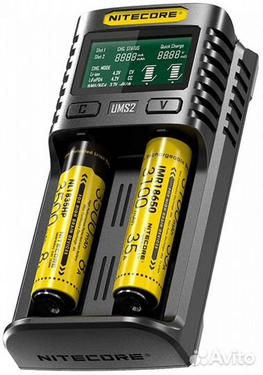 Универсальное зарядное устройство NiteCore UMS2