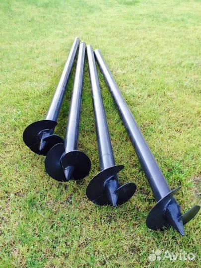 Винтовые сваи с установкой