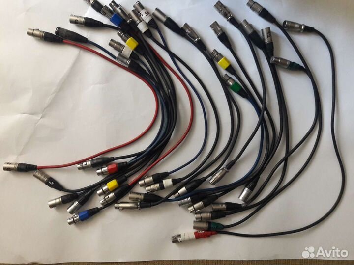Кабеля микрофонные, межблочные джеки и др