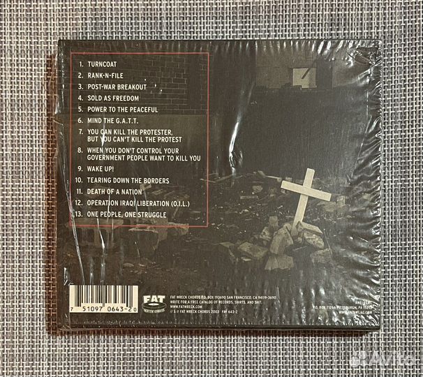 Anti-Flag - The Terror State CD USA Slipcase