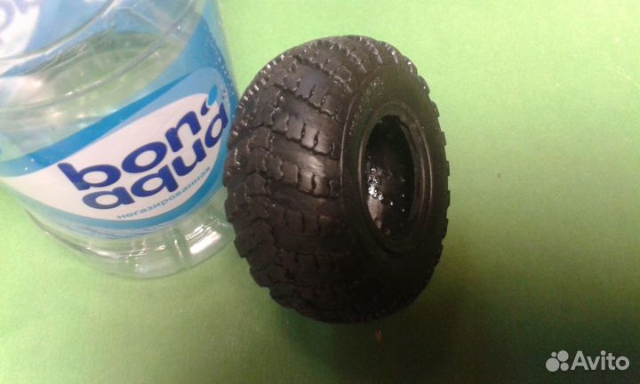 7 резиновых шин на краз-255 масштаб 1/18