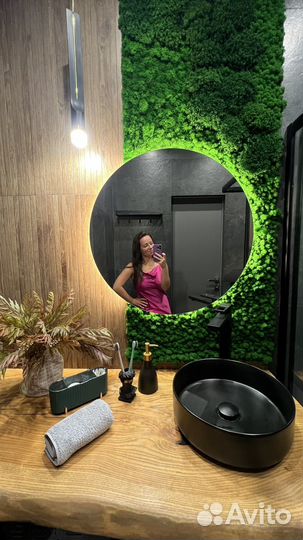 Панели из стабилизированного мха