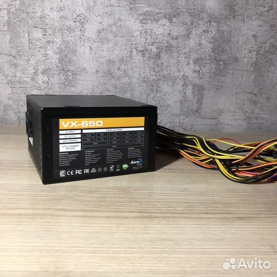 Блок питания Aerocool VX 650W