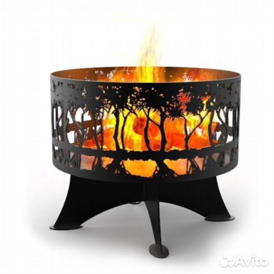 Кострище стальная 60см