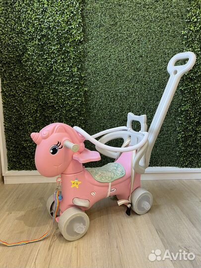 Новая качеля толокар лошадка