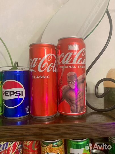 Коллекция банок пустые/полные