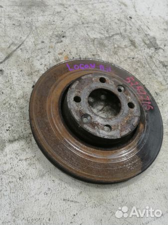 Диск тормозной Рено Logan 2 L8