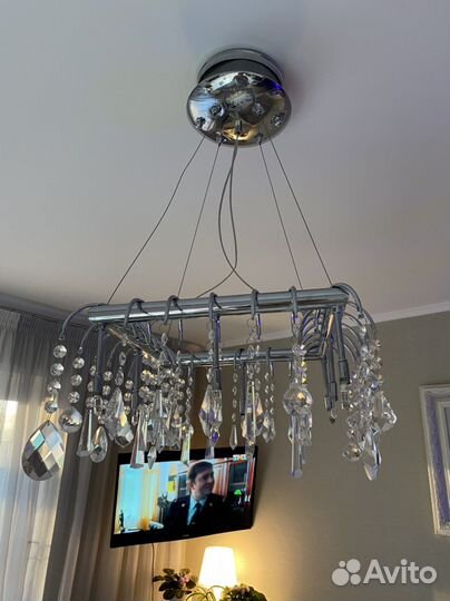 Светильник подвесной хрустальный