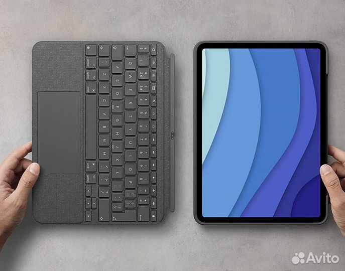 Чехол клавиатура logitech combo touch iPad pro 11