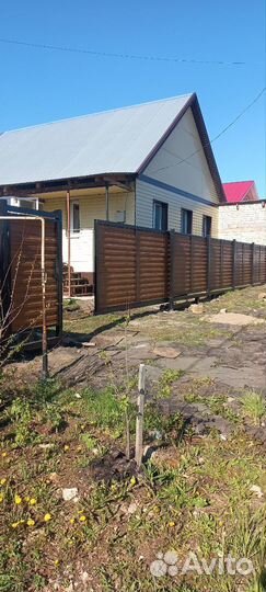 Откатные ворота, заборы