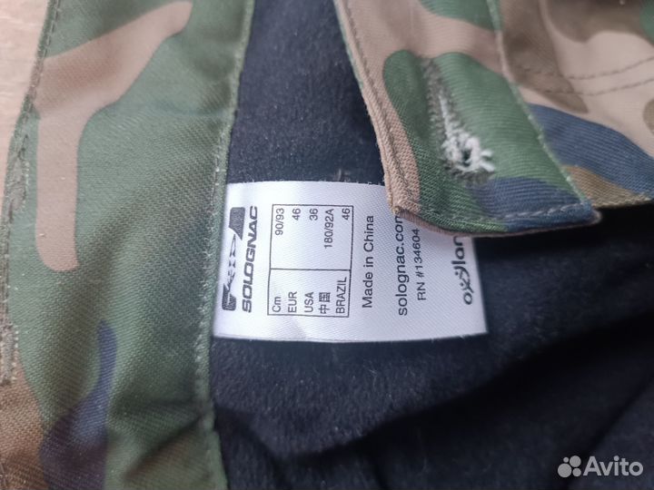 Брюки утепленные зимние декатлон