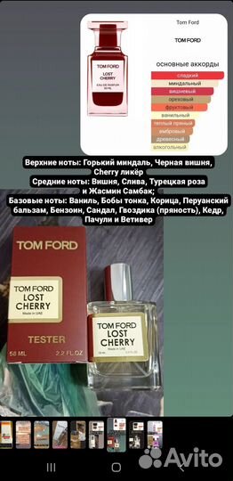 Тестеры парфюмерии