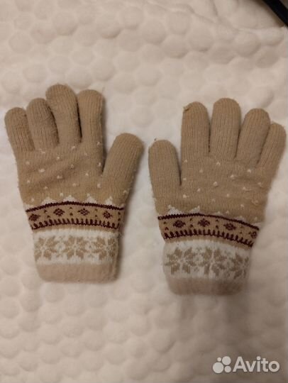 Перчатки для девочки 6-7 лет