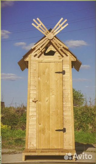 Дачный туалет деревянный вчи 962