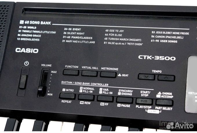 Синтезатор casio ctk 3500