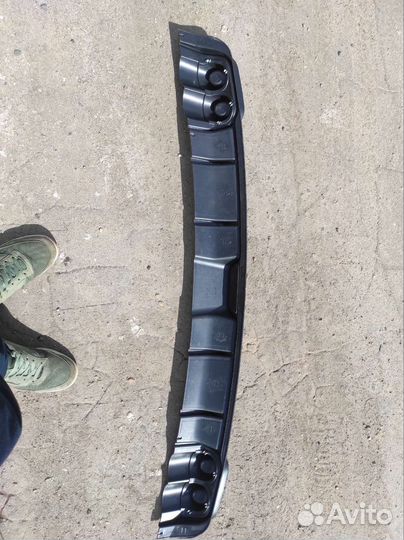 Диффузор на задний бампер skoda a7