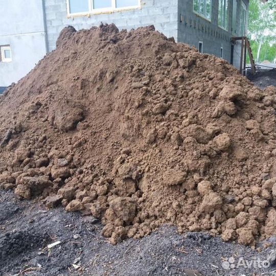 Грунт для отсыпки участка и перегной куриный.Доста