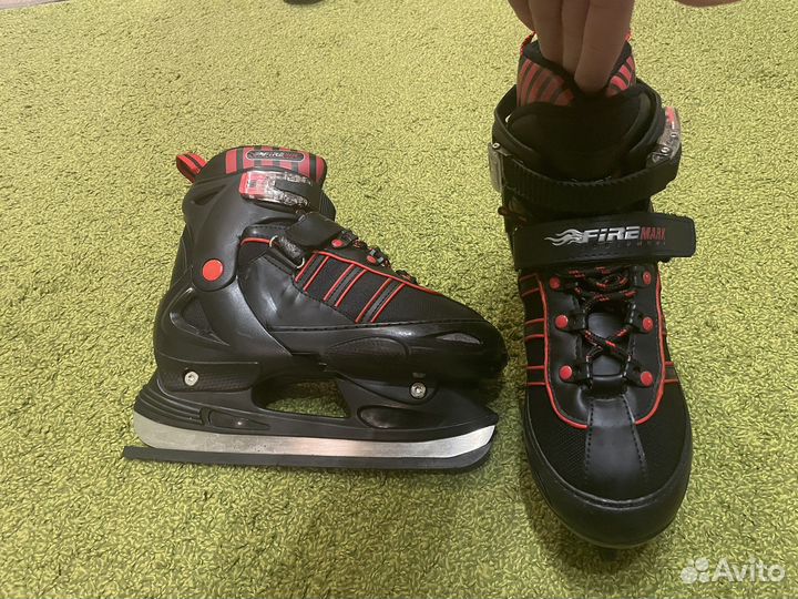 Коньки раздвижные (38-41)