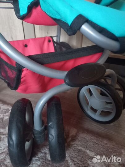 Коляска кукольная для двойни