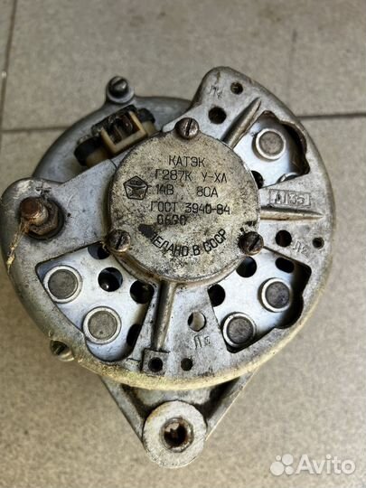 Генератор Г287 К, 14 В, 80 А. газ