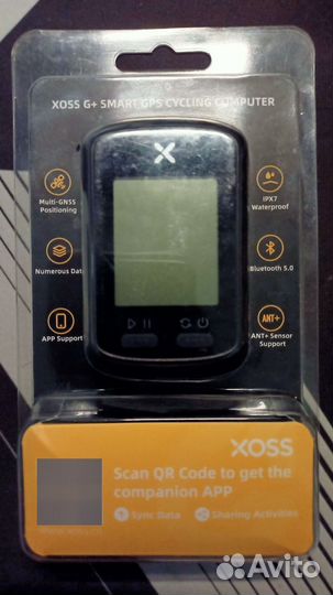 Велокомпьютер Xoss G Plus + чехол