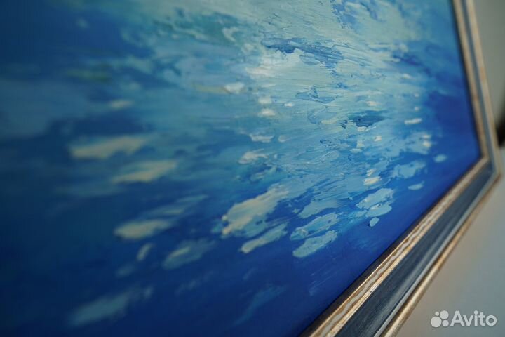 Картина маслом на холсте морской пейзаж