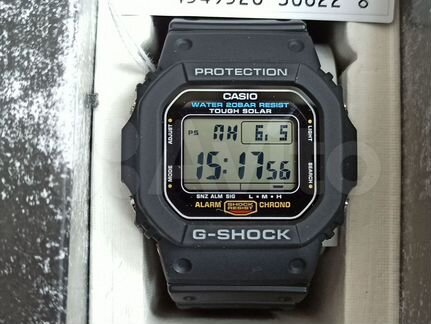 Casio G-5600UE-1 solar модуль с русским языком