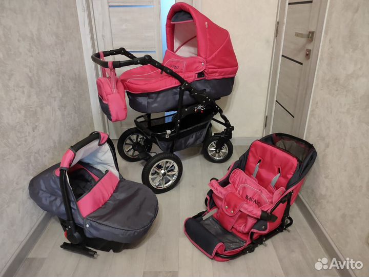 Коляска 3 в 1 Verdi Bavarian