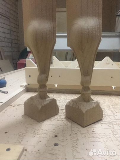 Фрезеровка ножек для мебели на чпу