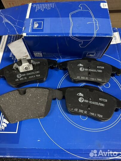 Колодки тормозные volvo передние ATE. 607228