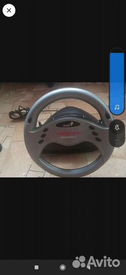 Игровой руль с педалями для пк