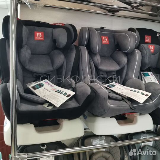 Автокресло детское 0-36 кг. крепление штатным рем