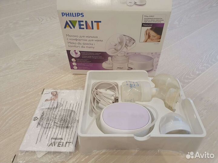 Молокоотсос электрический philips avent