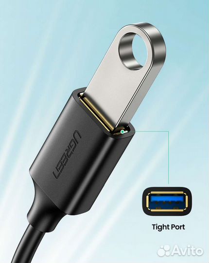Адаптер USB 3.0 Type C Ugreen