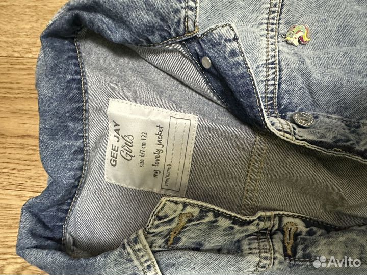 Джинсовка для девочки 122