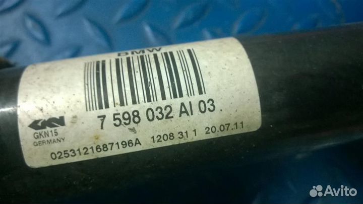 Полуось задняя правая привод в сборе BMW X3 F25