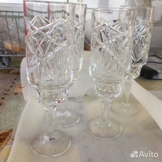 Хрустальные фужеры