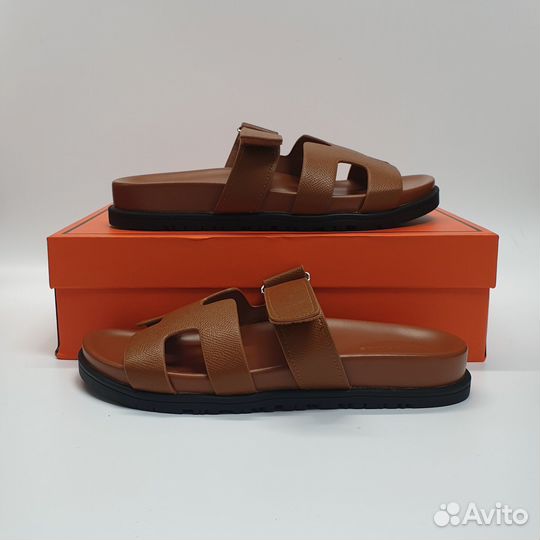 Топачки шлепанцы Hermes 36-39 (2 расцветки)