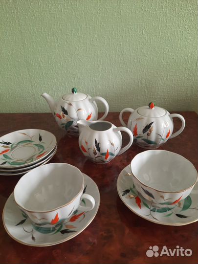 Чайный сервиз лфз СССР фарфор