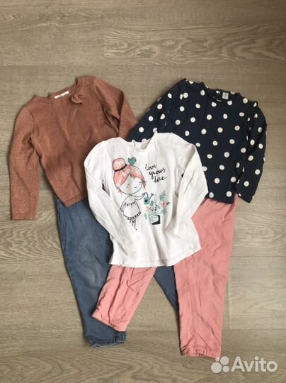 Пакет одежды на девочку 92/98