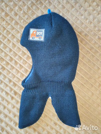 Шапка шлем для мальчика