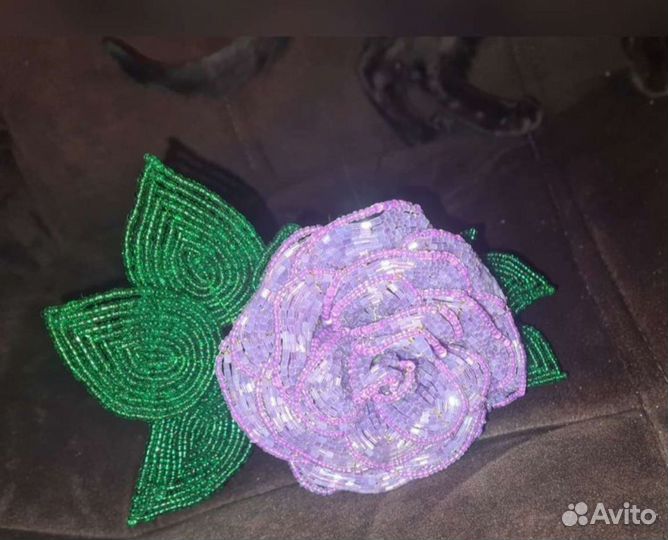 Цветы из бисера, розы из бисера