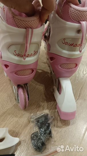 Роликовые коньки 2 в 1