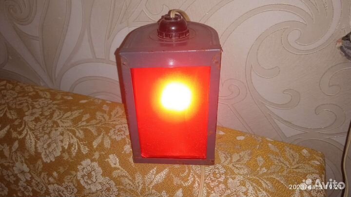 Фотофонарь красный СССР
