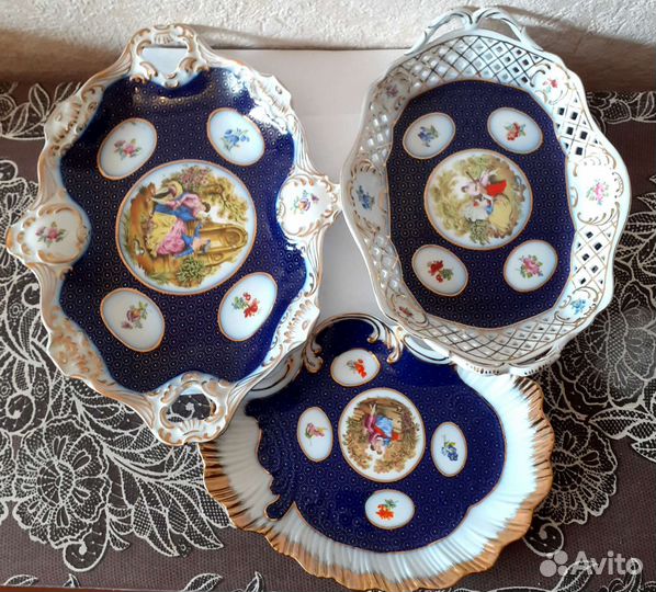 Фарфоровые блюда Европа