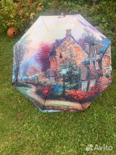 Зонт трость женский бронь