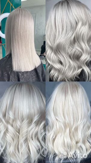 Сложное окрашивание волос, Тотал-блонд