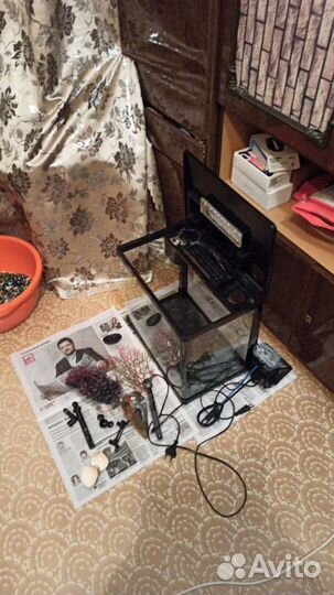 Аквариум 30 литров (+ принадлежности)