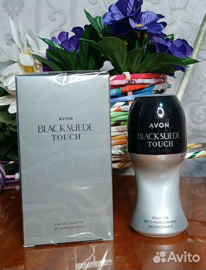 Парфюмерный мужской набор Black Suede Touch