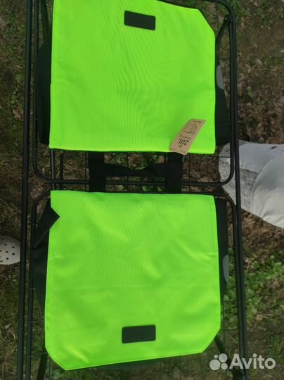 Сумка велосипедная decathlon объем 2х20 литров